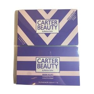2x Carter Beauty by Marissa Carter Warm Velvet & Sweet Apricot Shade Eyeshadow